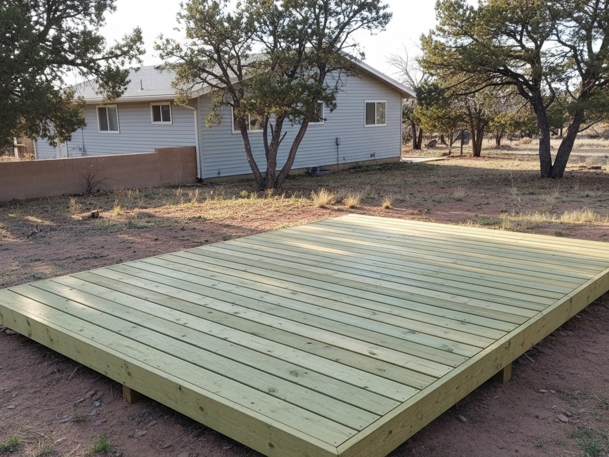 Deck Resurfacing completed by Champion Deck Company in Canutillo, NM