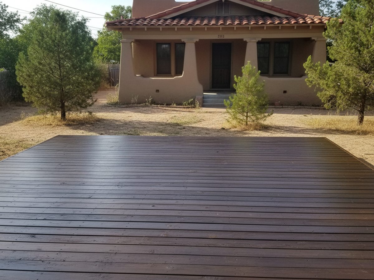 Composite Decking completed by Champion Deck Company in Las Cruces, NM