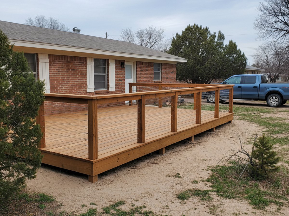 Deck Staining & Sealing completed by Champion Deck Company in El Paso, NM